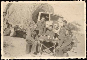 WW2 German Afrika Korps DAK Group to Monzen North Afrika
