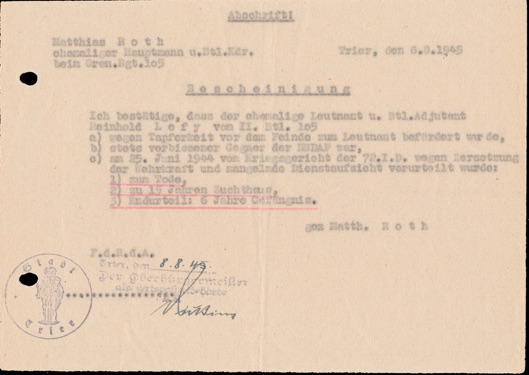 WW2 German Army Soldbuch BB500 Lofy