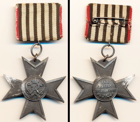 WW1 German Prussian Merit Cross for War Aid Verdienstkreuz für Kriegshilf